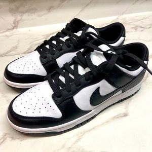 Authentic NEW Nike Mens Low Retro 1 “Panda” size 10.5 Dunks Black & White